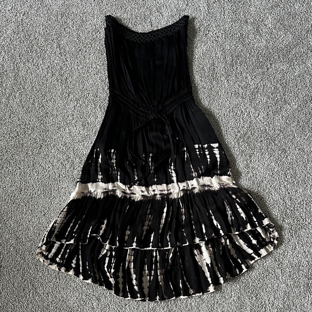 Gypsy 05 Black Smocked Maxi Dress